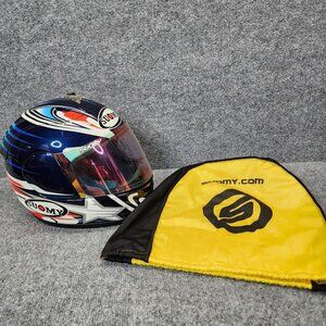 Suomy Extreme Andrea Dovizioso Spec R1 J10 Full Face Helmet Motorcycle M FLAW
